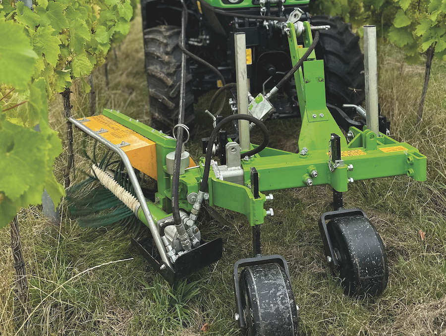 RC Boreham using farm machinery for viticulture