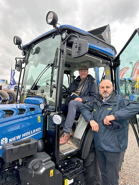 New Holland narrow tractor