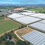 Place UK Farm, drone shot, based in Norwich